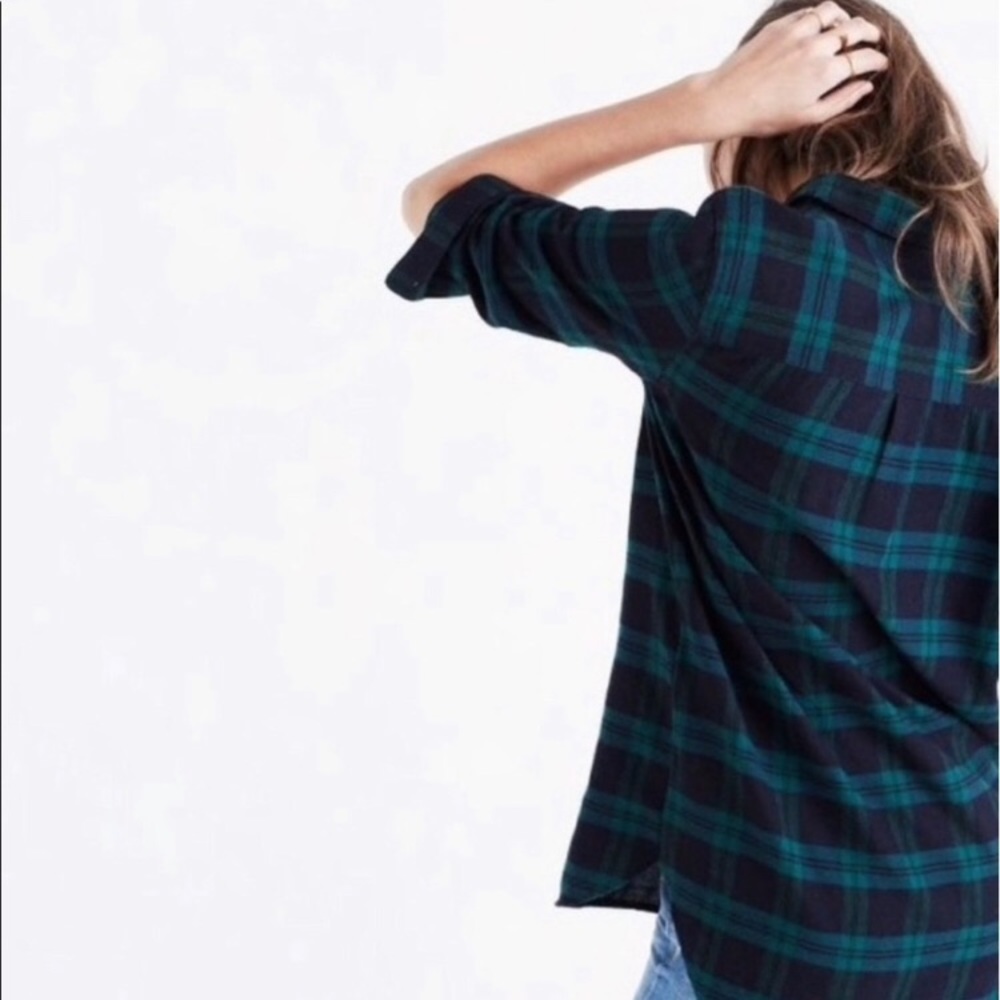 Madewell Flannel Classic Plaid Flannel XS - Picture 3 of 11